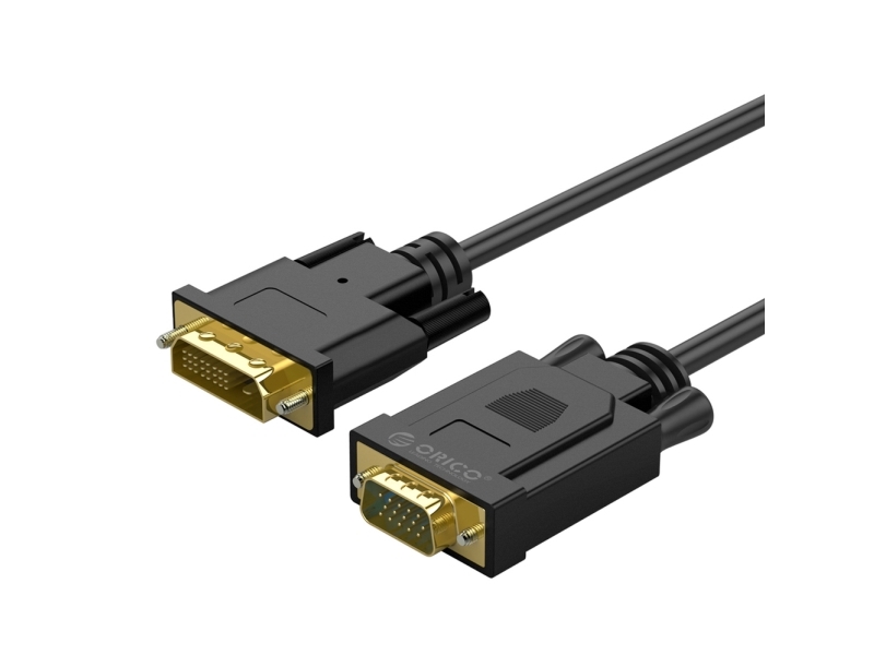 Orico-Kabel Orico Xd-Ditv-Adapter Dvi 24+1 Vga Full Hd 5 M – Schwarz