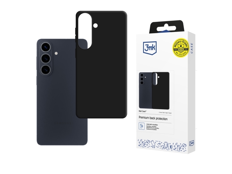 3Mk Matt Case Hülle Für Samsung Galaxy S26 Fe Schwarz