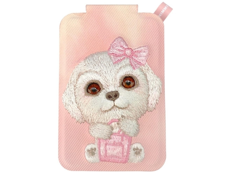 Nimmy Magnetisk Tegnebogsstativ Til Telefon - Nimmy New Big-Eye Cute Pets 2.0 Dog, Pink