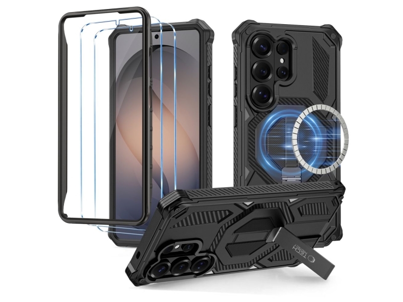 Tech-Protect Tech-Protect Magblast Magsafe + Glass 2Er-Pack Für Galaxy S26 Ultra Schwarz