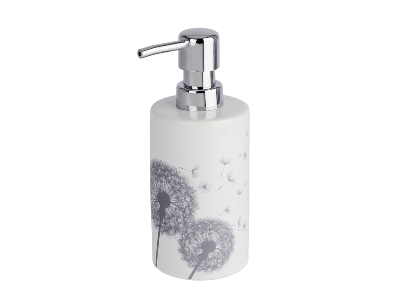 Wenko Astera, Tisch/Bank, 0,36 L, Keramik, Grau, Weiß, Badezimmer, Toilette, Astera
