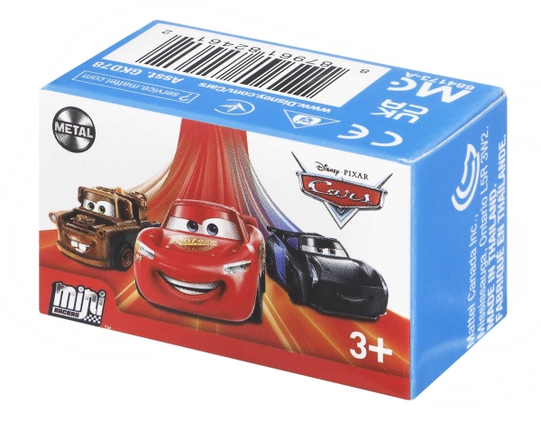 Disney Pixar Cars Disney Pixar-minibiler, assorteret, Bil, 3 År, Plast, Metal, Flerfarvet