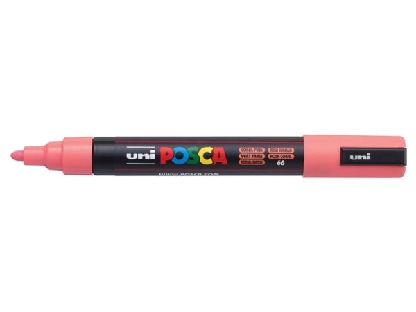 Posca Pc-5M Korallenrosa, Koralle, Pink, Mehrfarbig, 1 Farben, Medium, Tinte Auf Wasserbasis, Rundspitze