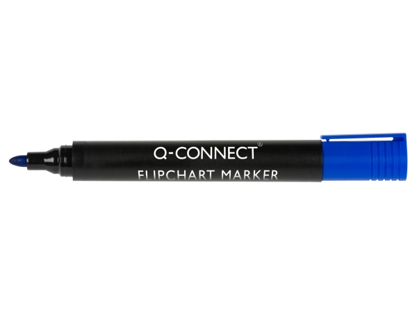 Q-Connect Q-Connect Flipchart-Marker, Rund, Blau