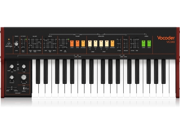 Behringer Synthesizer Vocoder VC340, Analog synthesizer, Robotic voice effects, Sort, Vekselstrøm, Storbritannien