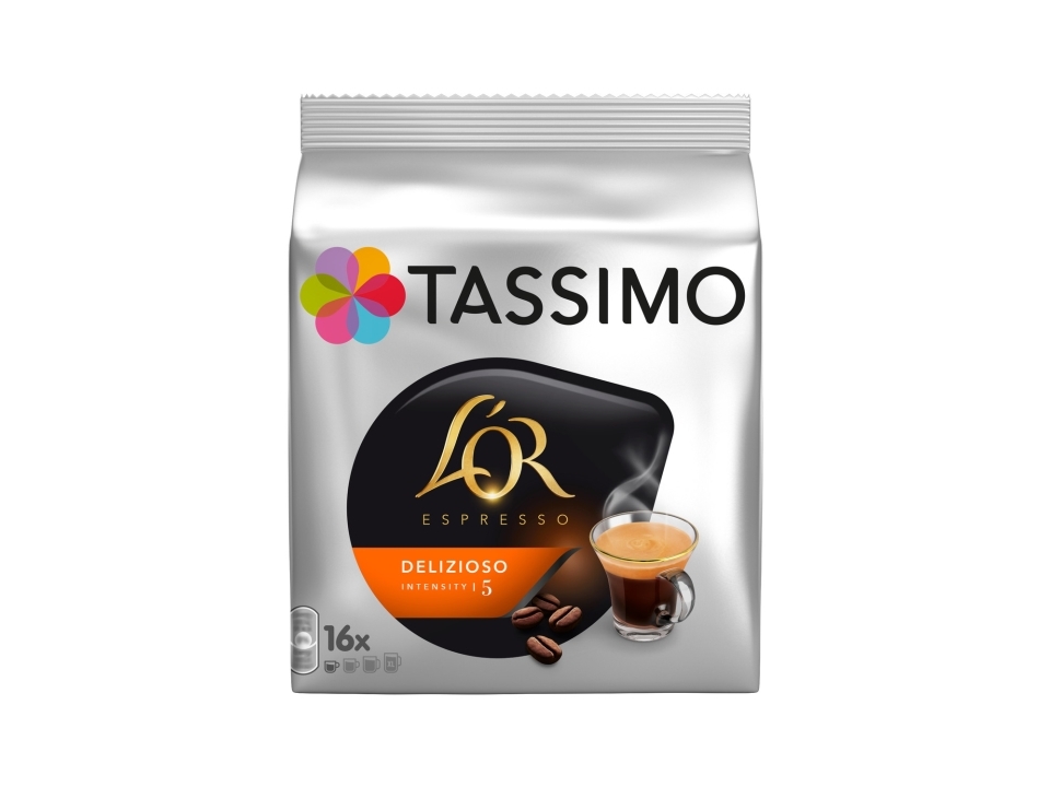 Tassimo L''or Espresso Delizioso, Kaffekapsel, Espresso, T Disc, 16 Kopper