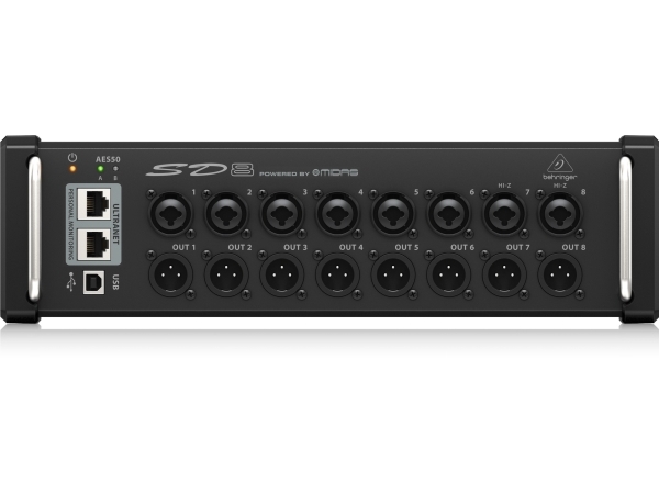 Behringer Sd8, Sort, Metal