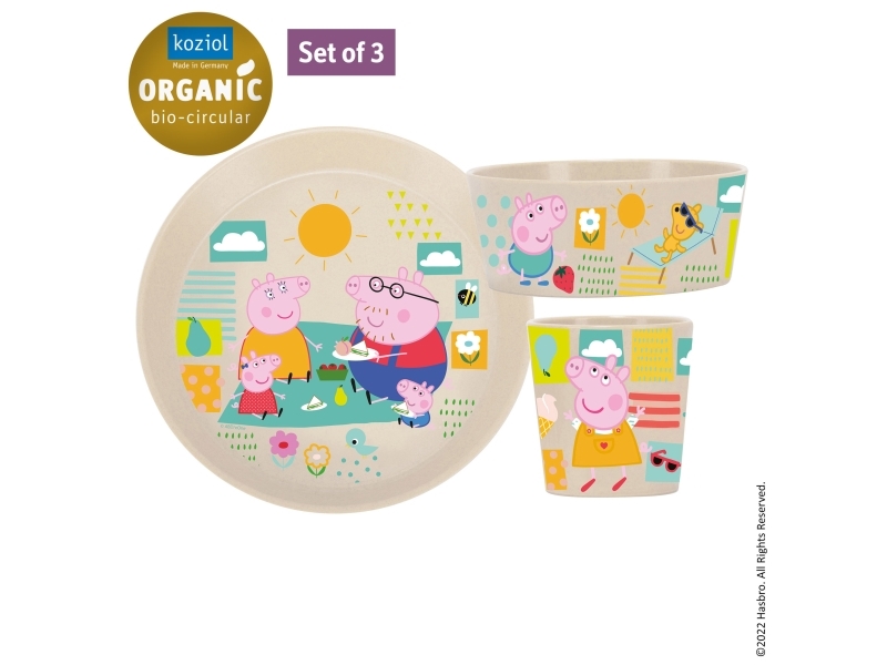 koziol 8049713, Toddler dinner set, Flerfarvet, Dreng/Pige, 205 mm, 80 mm