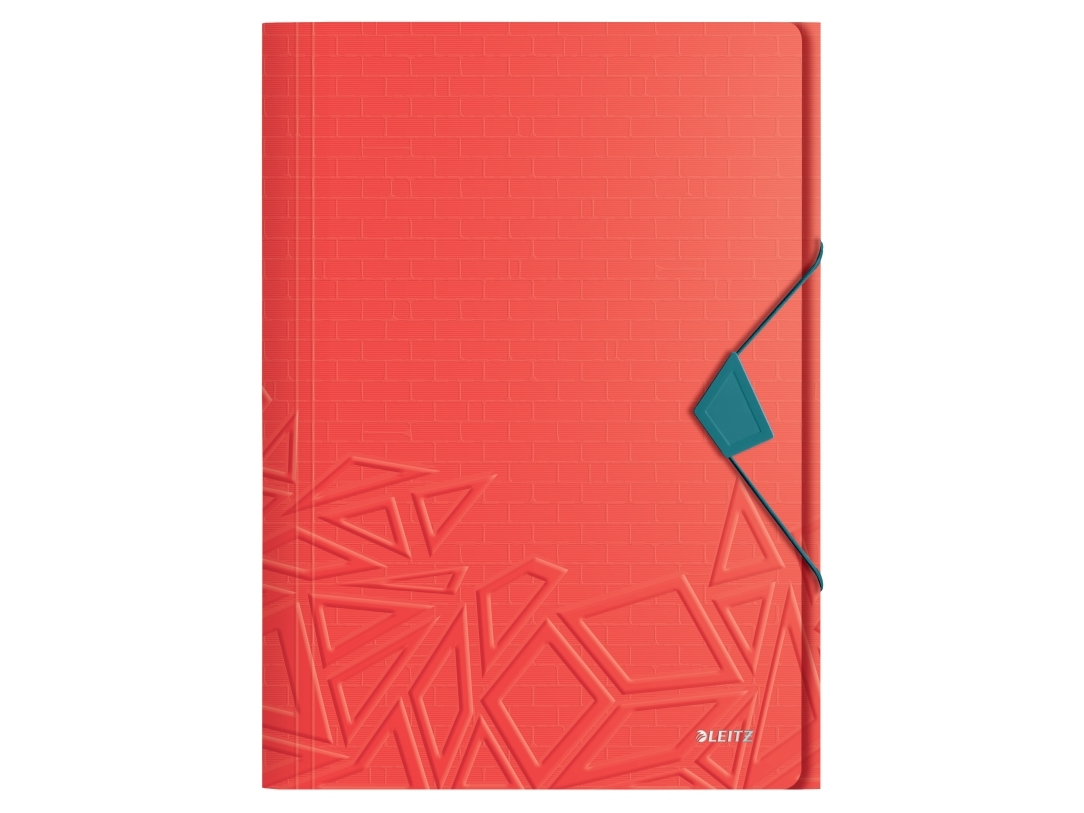 Leitz CARPETA SOLAP. URBAN CHIC PP A4 ROJ - Pack de 10 unidades