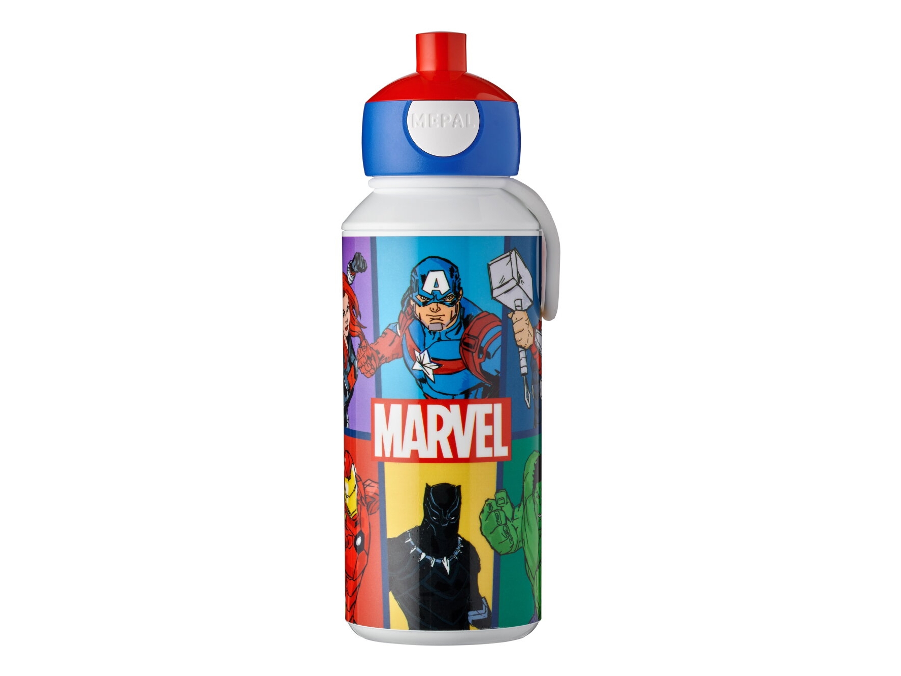 Mepal Avengers, Dagligt Forbrug, 400 Ml, Aktivt Låg, Acrylonitrilbutadienstyren, Flerfarvet, Avengers