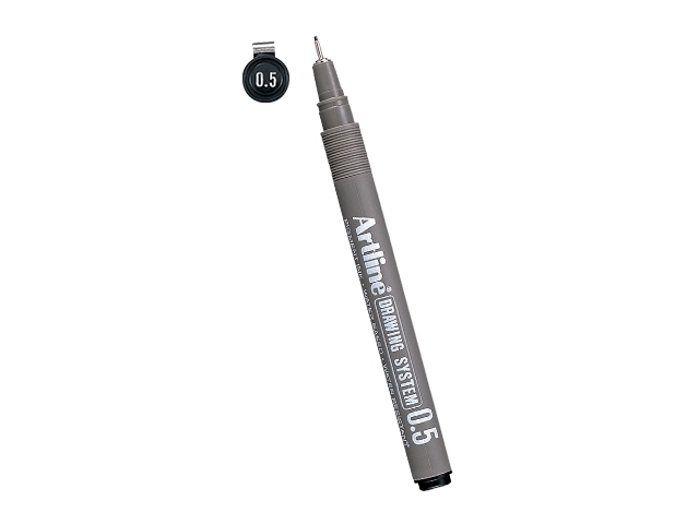 Fineliner Artline Drawing Pen EK235, 0,5 mm, sort