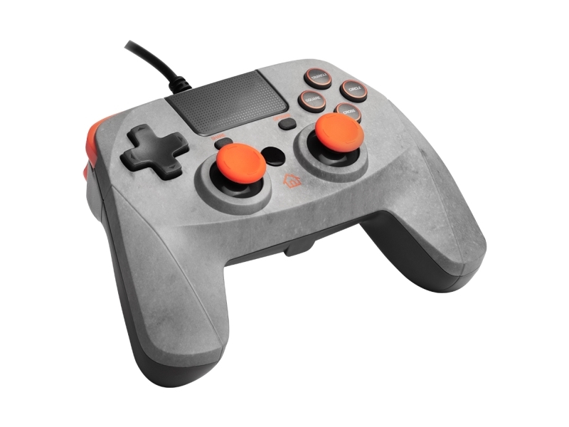 Snakebyte Game:Pad 4 S Rock (Ps4), Joystick, Playstation, Menü-Taste, Analog / Digital, Kabellos, Grau