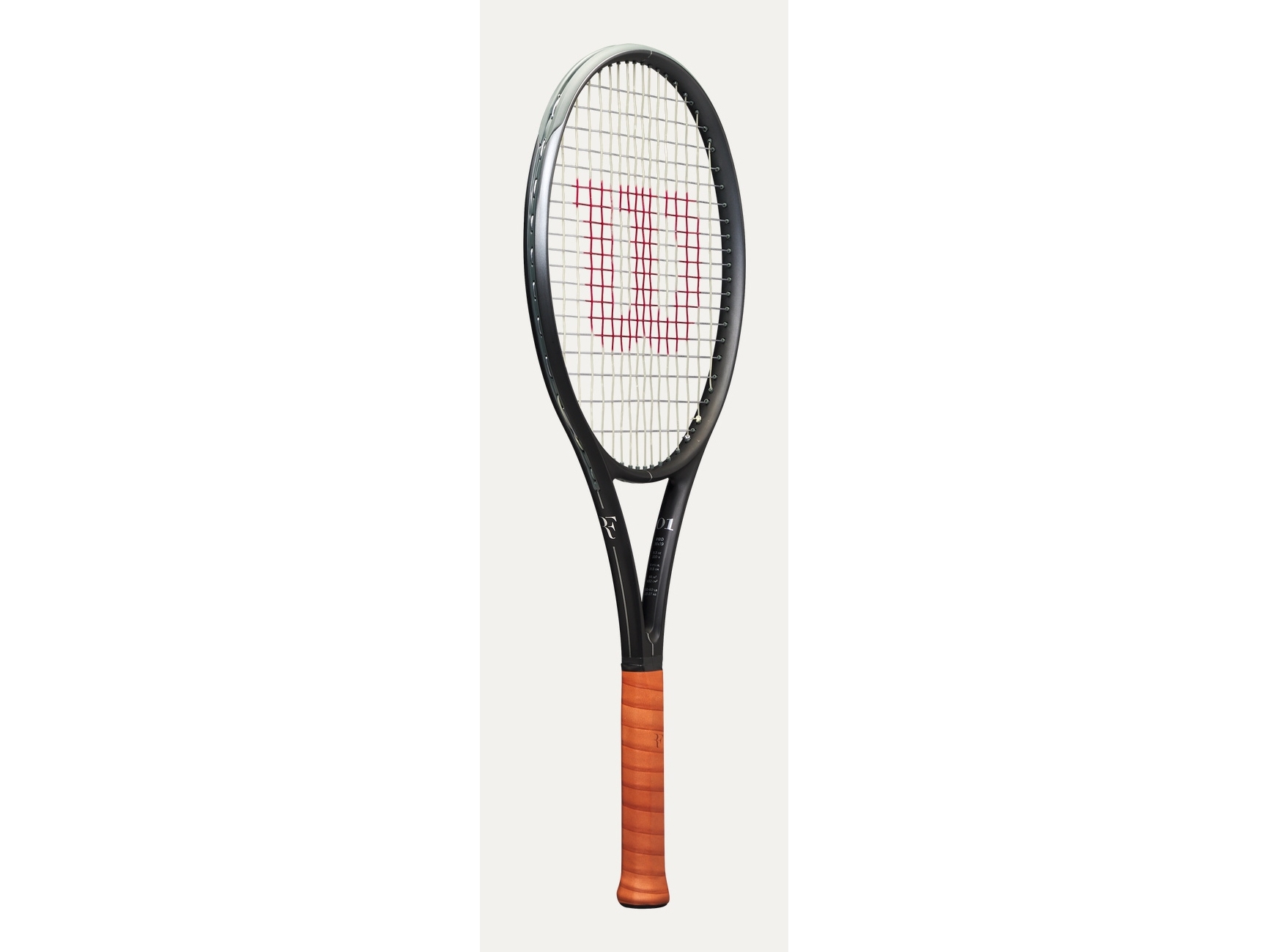 Wilson RF 01 Pro, Sort, Grå, Kulfiber, Polyurethan, RF, 632 cm², 31,5 cm, 2,4 cm