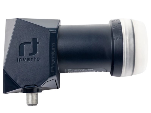 Inverto Idlp-Snl413 Premium Single, Single Lnb, 0,2 Db, Sort, 4 Cm, 77 Mm, 125 Mm