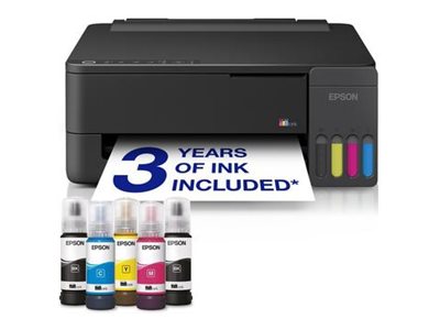 Epson Ecotank L1350 - Printer - Farve - Blækprinter - Its - A4/Legal - 5760 X 1440 Dpi - Op Til 11 Spm (Mono) / Op Til 6 Spm (Farve) - Kapacitet: 100