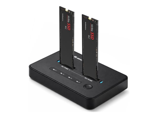 Qoltec Dockingstation Für Ssd M.2 Nvme | Pcie | Usb-C | 20Gb/S, Dual 2 X 8Tb, Offline-Klonen