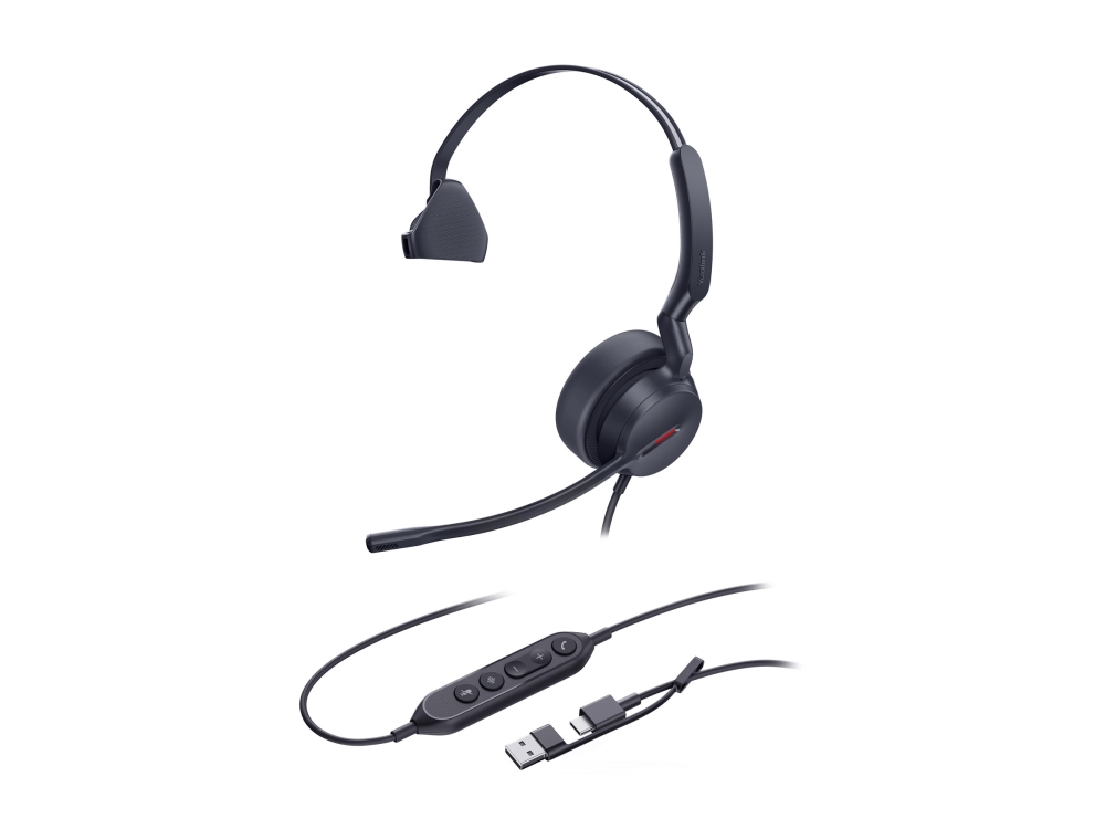 Yealink Uh44 Mono - Headset - På Øret - Kablet