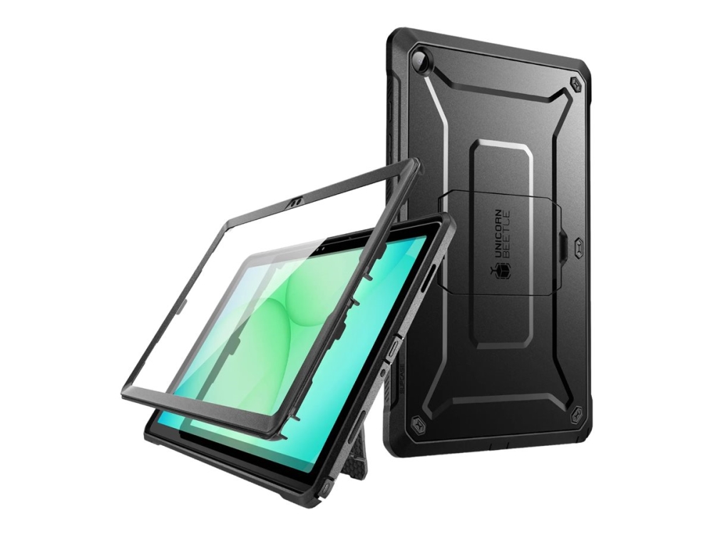 SupCase Unicorn Beetle Pro - Beskyttende kasse til tablet - grov - termoplastisk polyuretan (TPU) - sort - 11