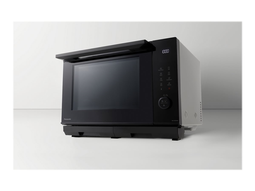 Panasonic Nn-Ds59nmetg - Mikrobølgeovn Med Varmeledning Og Grill - 27 Liter - 1000 W - Sølv/Matsort