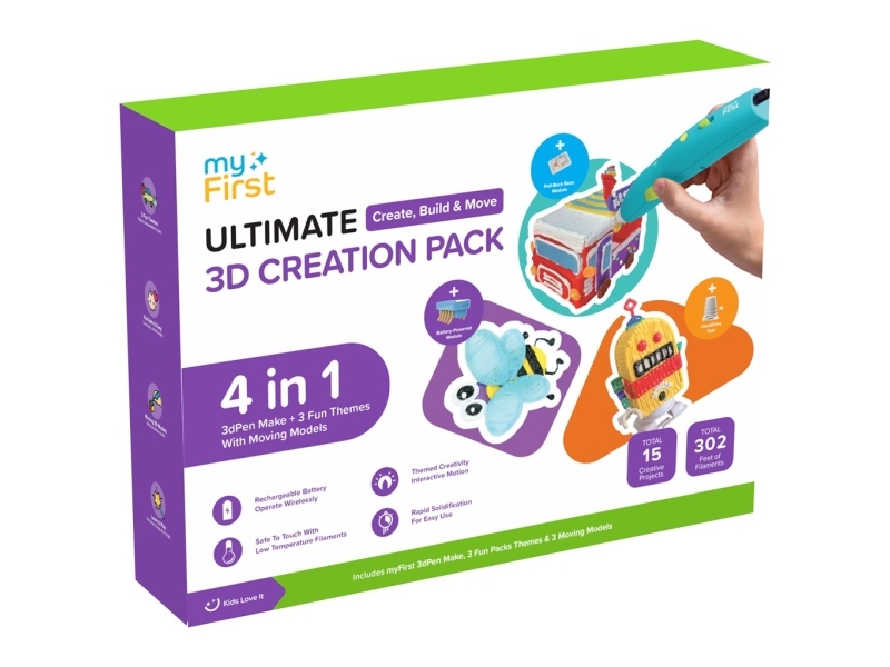 3D-Stift 3D Pen – Stiftset Für Kinder + Minen / Myfirst / Blau