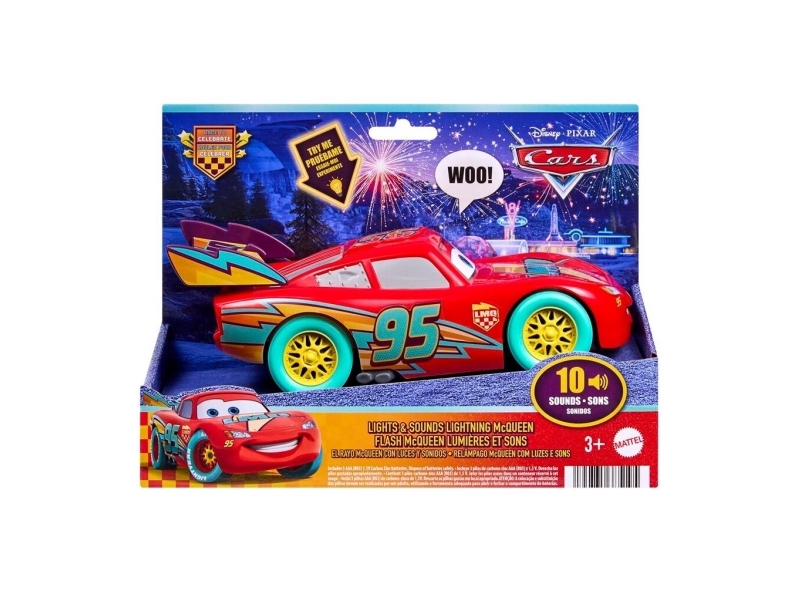 Pixar Cars Mcqueen Day Lights & Sounds Hero