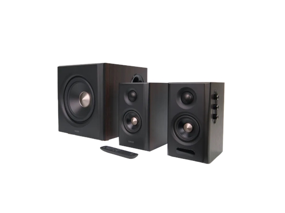 Edifier S355db, 2.1 Kanaler, 150 W, Hjemmebiograf, Sort, Dreje, D