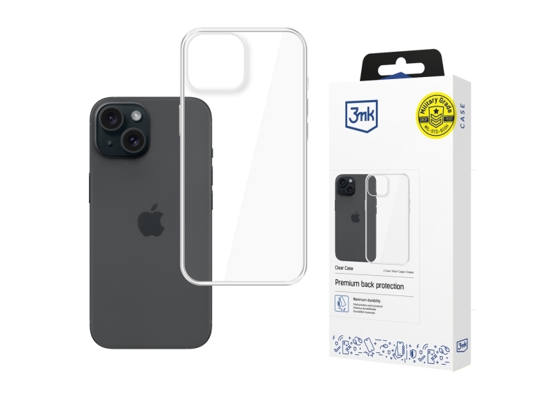 3Mk Clear Case For Iphone 13 / 14 - Transparent