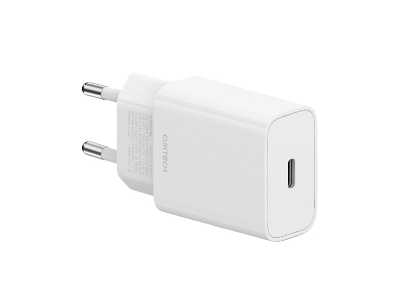 Cuktech 20W Type-C Charger Eu Plug White