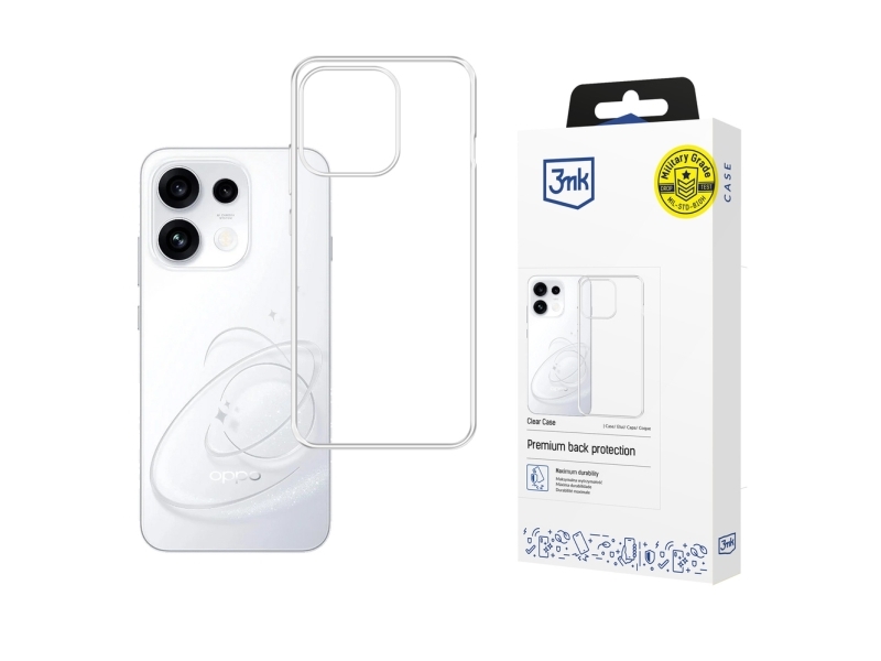 3Mk Clear Case For Oppo Reno 16 F / Reno 16 Fs (Cph2859) - Transparent