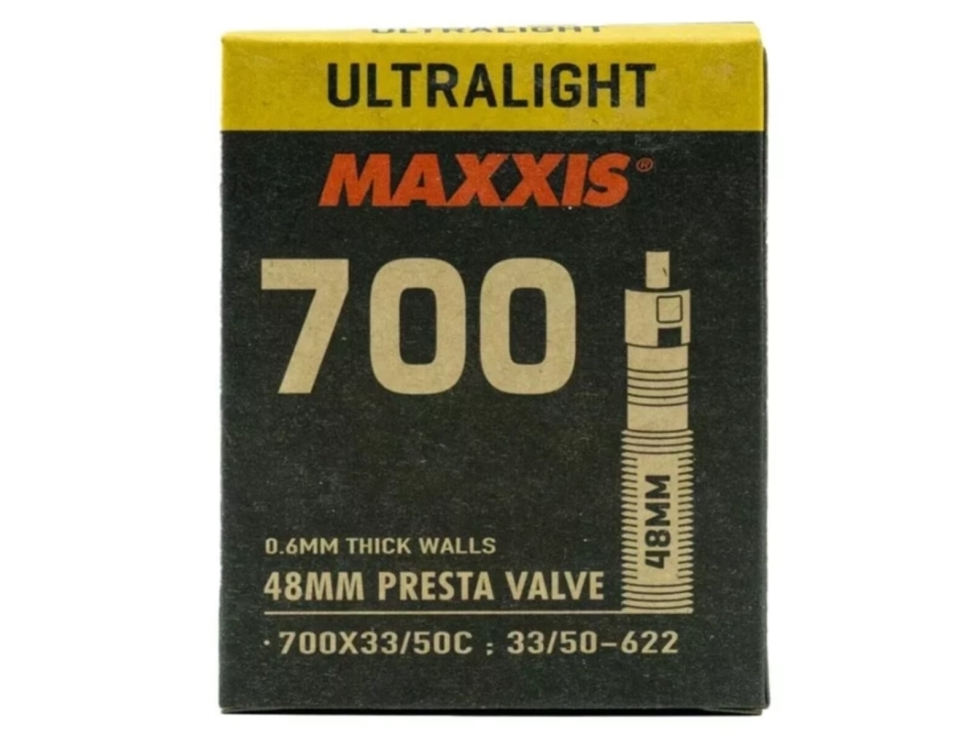 MAXXIS ULTRALIGHT INNER TUBE 700X33/50C GAL-FV 48MM (EIB00141400)
