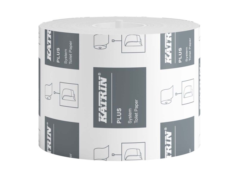 Toilettenpapier Jumbo, Katrin, Katrin System, 2-Lagig, Weiß, 85,00 M, Karton Mit 36 Rollen