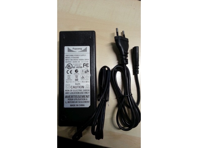 Allnet Psu_55V_2A, Poe-Adapter, Drinnen, 55 V, Ac-An-Dc, 2 A, Allnet All048900