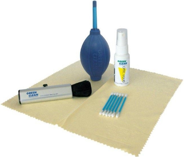Green Clean CS-1500, Udstyrsrensning tørklud & væske, Linser/glas, 30 ml, 98 g, 242 mm, 113 mm