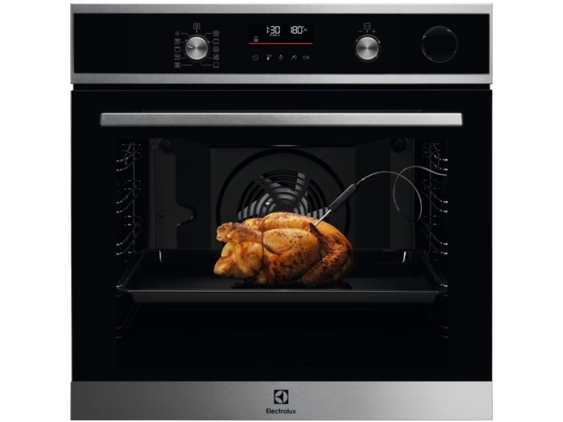 Electrolux Eoc6h76x, Medium, Elektrobackofen, 72 L, 72 L, 30 - 300 °C, 6 Einschübe