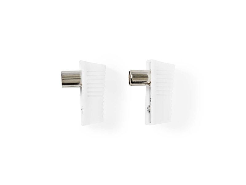 Nedis Csgb40995wt, Koaxial, Koaxial, Stecker, Buchse, Weiß, Sichtverpackung
