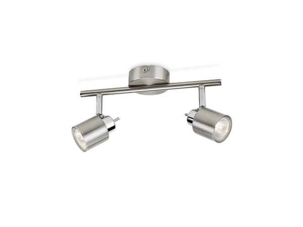 Philips Essentials Meranti Decken-/Wandspot, 2X, Strahler Oberflächenbeleuchtung, Gu10, 2 Glühbirne(N), Led, 220-240 V, Chrom