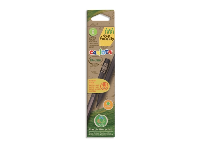 Carioca 43091, Hård, Sort, 6 Stk