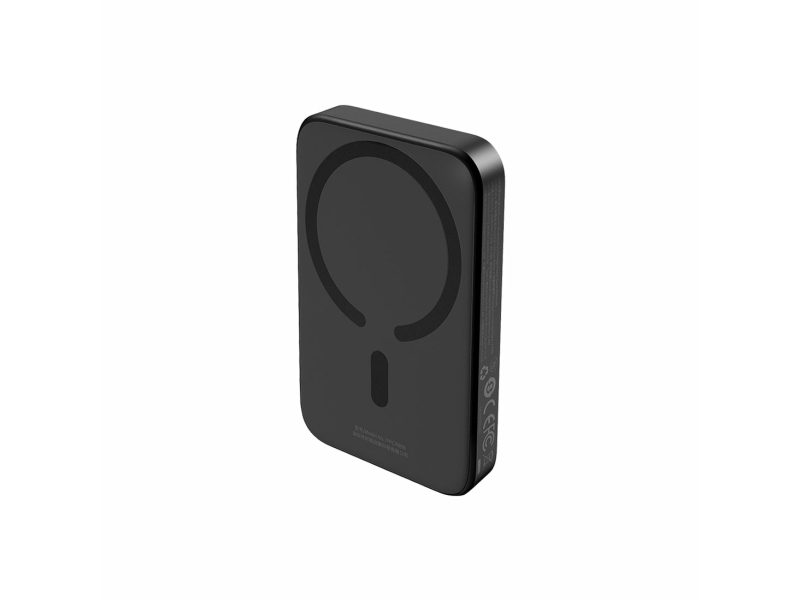Baseus Magnetic Mini Air 6000Mah 20W Powerbank Mit Induktivem Laden + Baseus Usb-C-Kabel 30 Cm - Schwarz