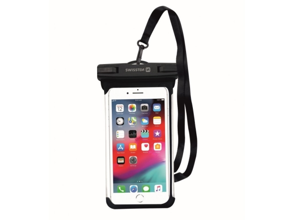 Swissten 32900800, Lommeetui, Universel, Iphone Xs Max And Smaller, 16,5 Cm (6.5"), Sort, Transparent