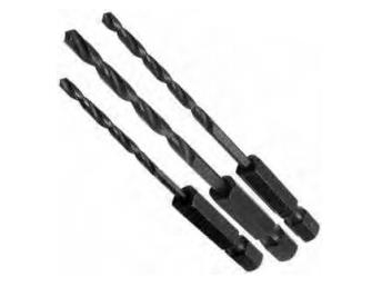 Stanley Sta62509-Xj, Boremaskine, Boresæt, Træ, Sekskantet Skaft, 4,5,6 Mm, Sort