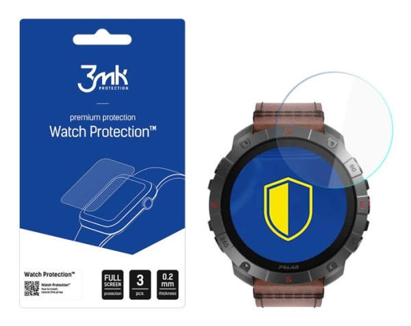 3Mk Polar Grit X2 Pro, Polar, Grit X2 Pro, Ridseresistent, Transparent, 1 Stk