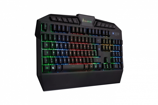 Verbatim Kingpin, Kabelgebunden, Usb + Bluetooth, Membran Key Switch, Qwerty, Rgb-Led, Schwarz