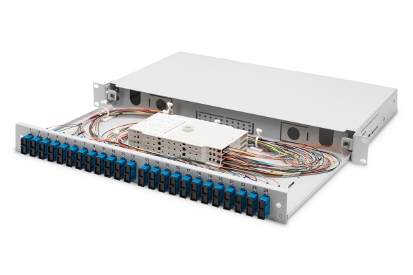 DIGITUS Professional DN-96322/9 - Fiber optisk splice boks - 1U - 19