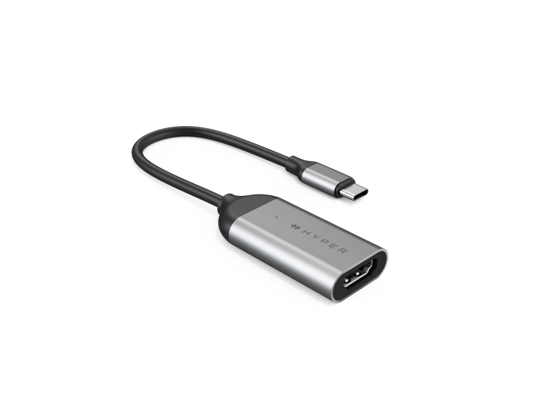 Hyper Hd-H8k, Usb Typ-C, Hdmi, Stecker, Buchse, Gerade, Gerade