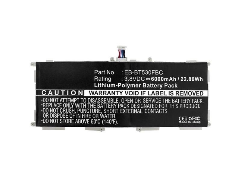 Coreparts Mbtab0039, Batteri, Samsung, Hvid, 3,8 V, Ce, 1 Stk