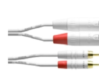 Cordial 2 X Rca/2 X Xlr, 1.5 M, 2 X Rca, Weiblich, 2 X Xlr (3-Pin), Männlich, 1,5 M, Weiß