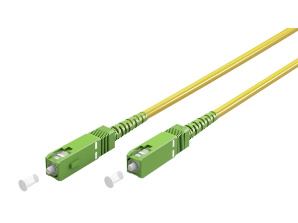 Goobay Kabel Światłowodowy (Ftth), Singlemode (Os2) Gelb, Żółty (Simplex), 30 M - Długość Kabla 30 M