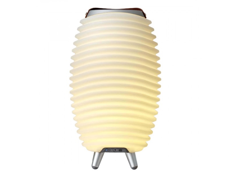 Kooduu Synergy 35 Led Lempa Su Garsiakalbiu Ir Gėrimų Aušintuvu - 41 X 24 Cm, Balta