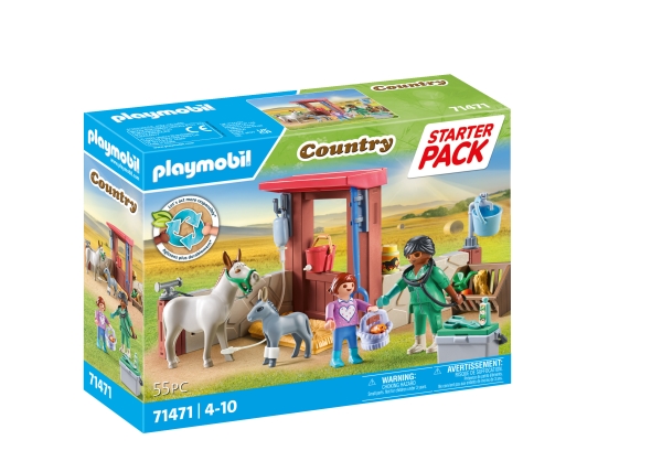 Playmobil Tierarzteinsatz Bei Den Eseln, Aktion/Abenteuer, 4 Jahr(E), Mehrfarbig, Kunststoff