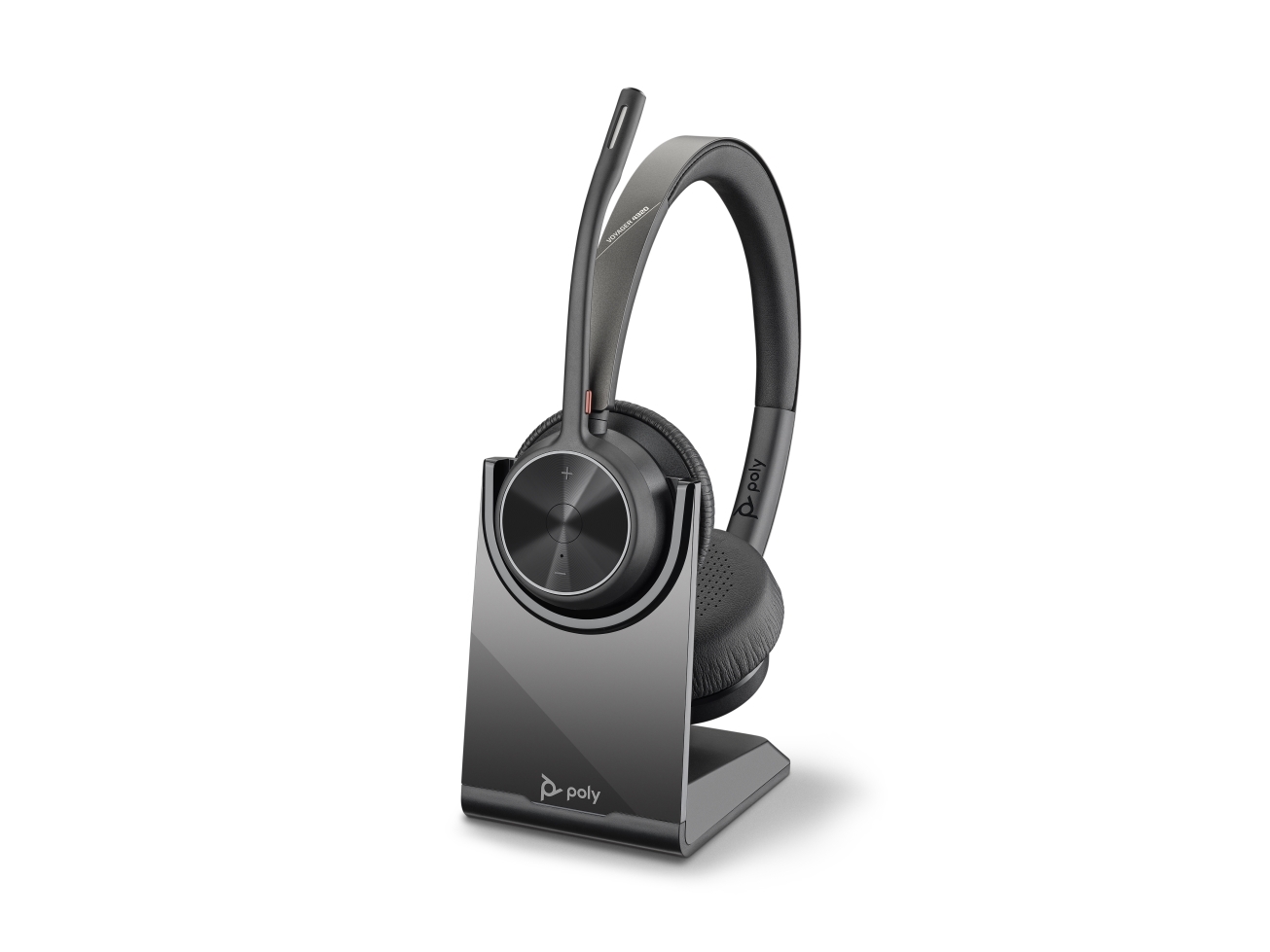 Poly Voyager 4320 Uc, Trådløs, Kontor/Callcenter, 162 G, Headset, Sort